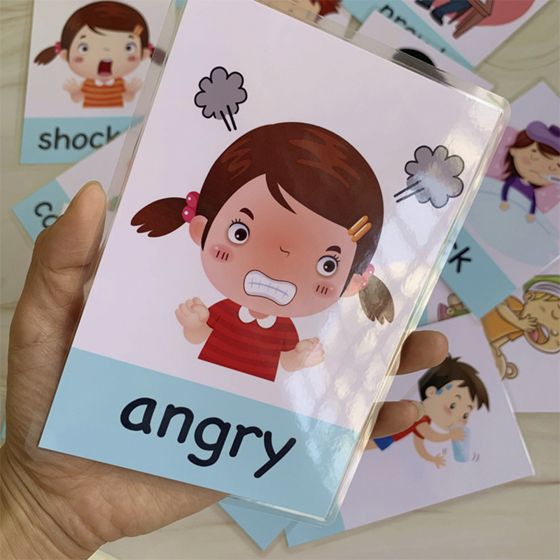Kids Educational Games Learn English - การ์ดการเรียนรู้ของลูกน้อยมอนเตสซอรี่12ชิ้น/เซ็ตแฟลชการ์ดภาษาอังกฤษการ์ตูนสำหรับเด็กเกมฝึกความจำแบบตลกของเล่นเพื่อการศึกษา