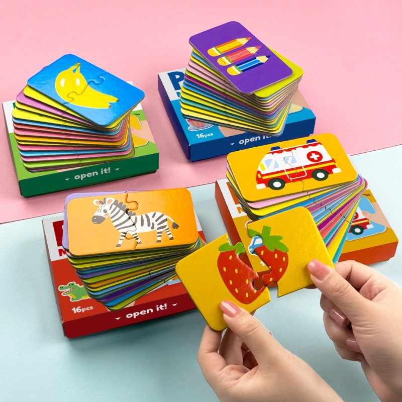 Kids Educational Games Learn English - การ์ดมอนเตสซอรี่ หนังสือของเล่นเสริมพัฒนาการสำหรับเด็ก ฝึกทักษะการเรียนรู้ ปริศนาเสริมพัฒนาการ เกมพัฒนาการทางปัญญาสำหรับเด็กเล็ก หนังสือสำหรับเด็ก
