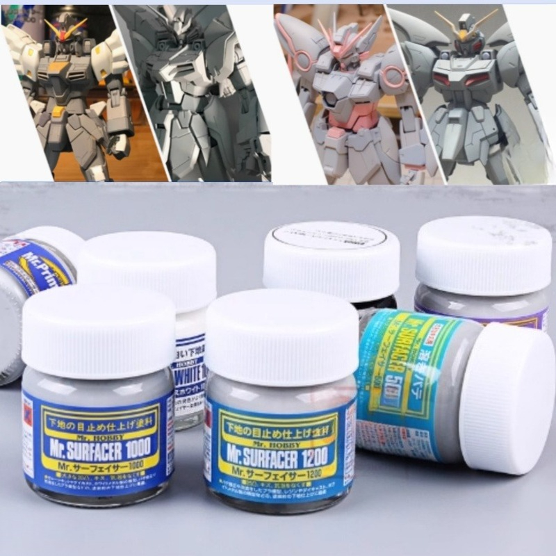 Tamiya Model Paint Set - 40ml น้ํา Primer สําหรับบรรจุภาพวาดสําหรับ DIY ตุ๊กตาแก้ไขสีสีพ่นสีเสริมสี