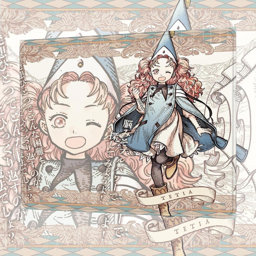 Multiplication Table Mat - แผ่นรองเมาส์กันลื่นลายอนิเมะ Witch Hat A-Atelier ขนาดใหญ่ 45x40
