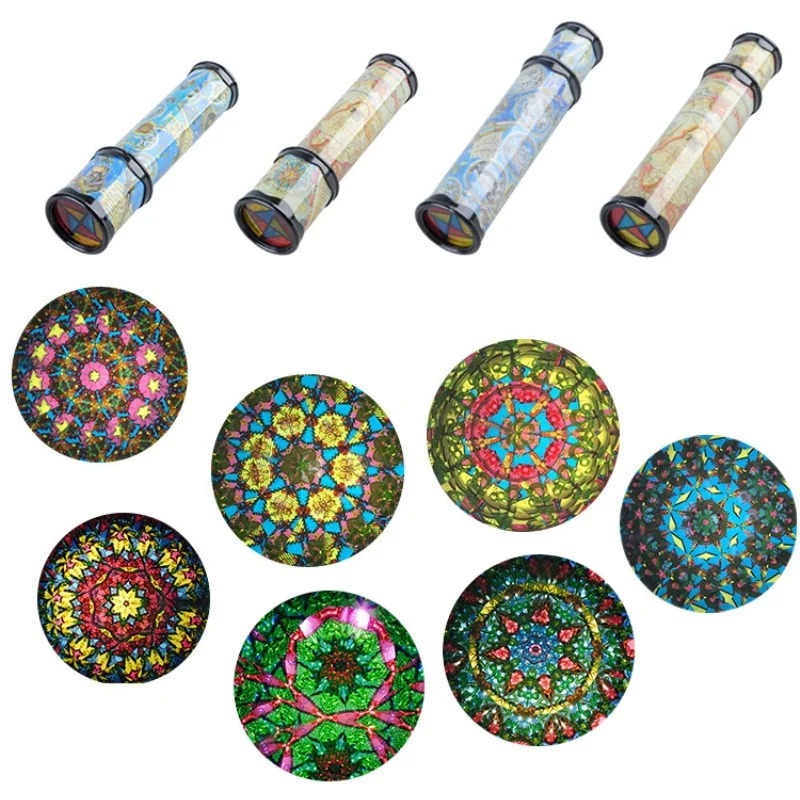 Kids Education World - Scalable Rotation Kaleidoscope Magic Kaleidoscope แว่นตาปรับแฟนซีสี