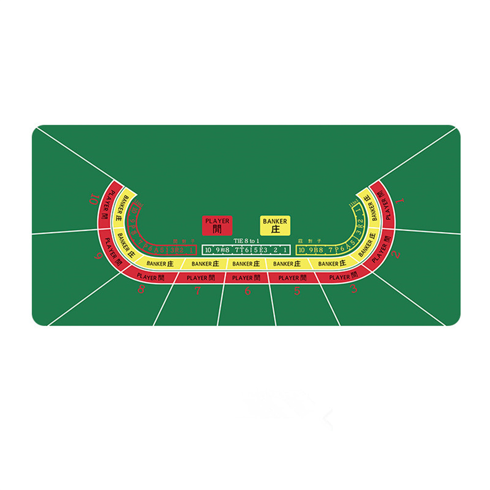 Multiplication Table Mat - แผ่นรองโต๊ะบาคาร่าแบบหนา ทำจากยาง หลายขนาด แผ่นรองชิป แผ่นรองเล่นไพ่