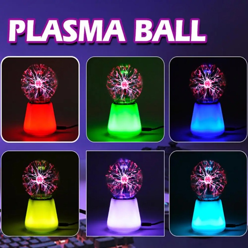 Globe Interactive Light - โคมไฟพลาสม่าบอลแบบสัมผัส ขนาด 3 นิ้ว ไฟฟ้าสถิต 7