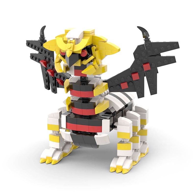 Kids Education In Japan - อะนิเมะรูป Giratina ชุดบล็อกตัวต่อเด็กของเล่นポケットモンスターギラティナตุ๊กตาขยับแขนขาได้บล็อกของเล่นเพื่อการศึกษาเด็ก