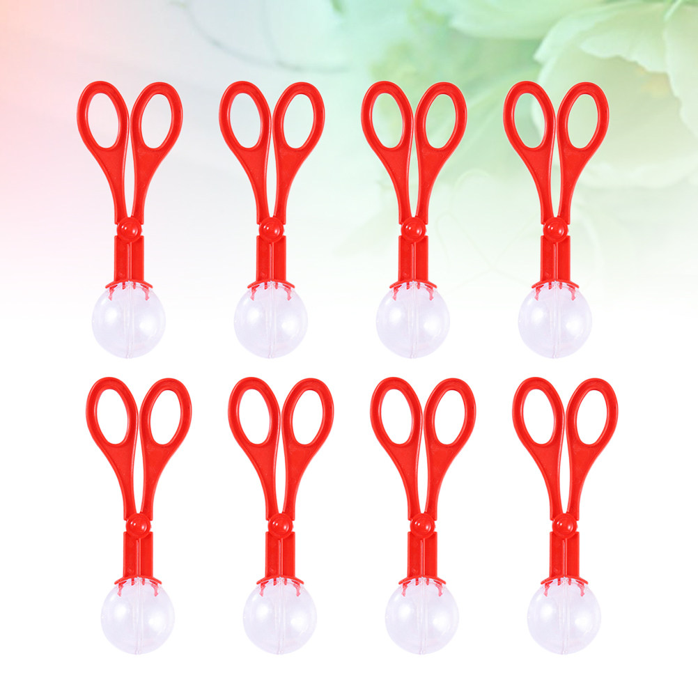 Kids Education Tools - กรรไกรจับแมลง 8 ชิ้น สีแดง ขนาด 17.5
