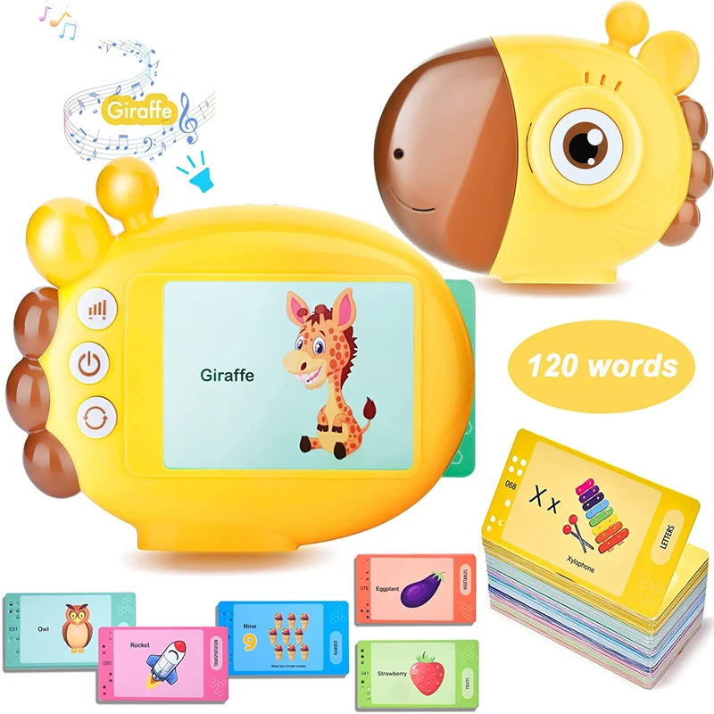 ยีราฟ Flash Card Reader สายตาค - Kids Educational Games Learn English บทวิจารณ์และราคา