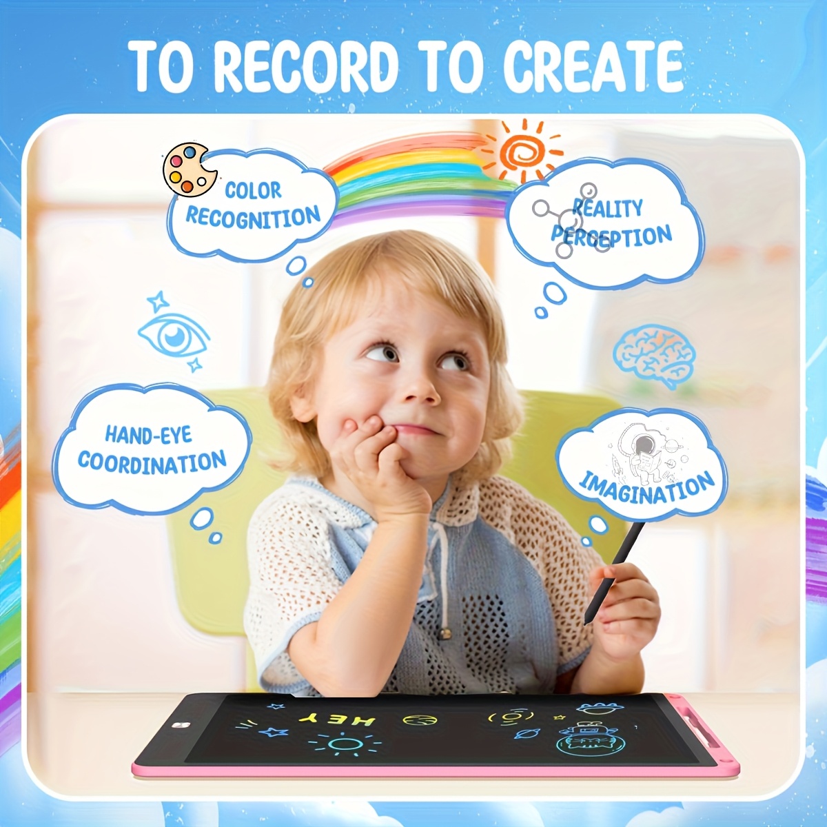 30 ชิ้น 8.5 นิ้ว LCD แท็บเล็ต  - Kids Education Tools บทวิจารณ์และราคา