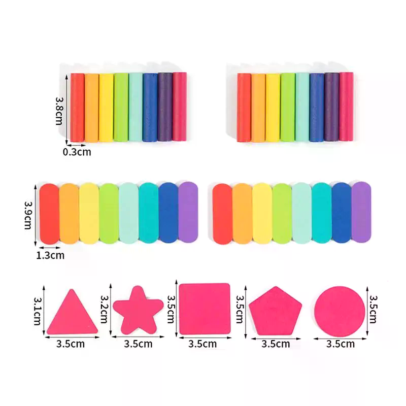 ของเล่นไม้รูปทรงเรขาคณิต 3 มิต - Kids Education Tools บทวิจารณ์และราคา