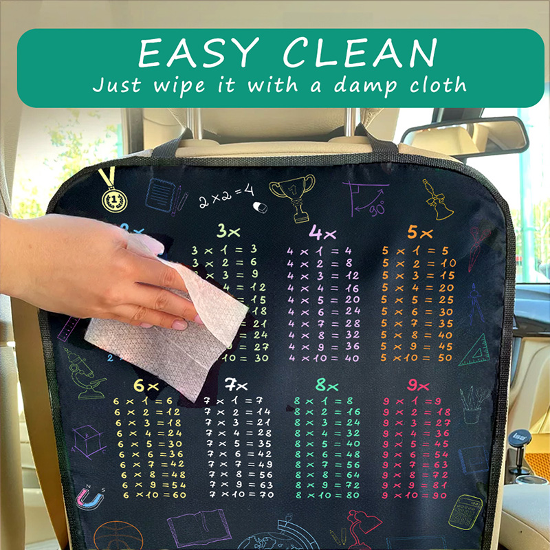 ผ้าคลุมเบาะรถยนต์กันน้ำ 1 ชิ้น - Multiplication Table Mat บทวิจารณ์และราคา