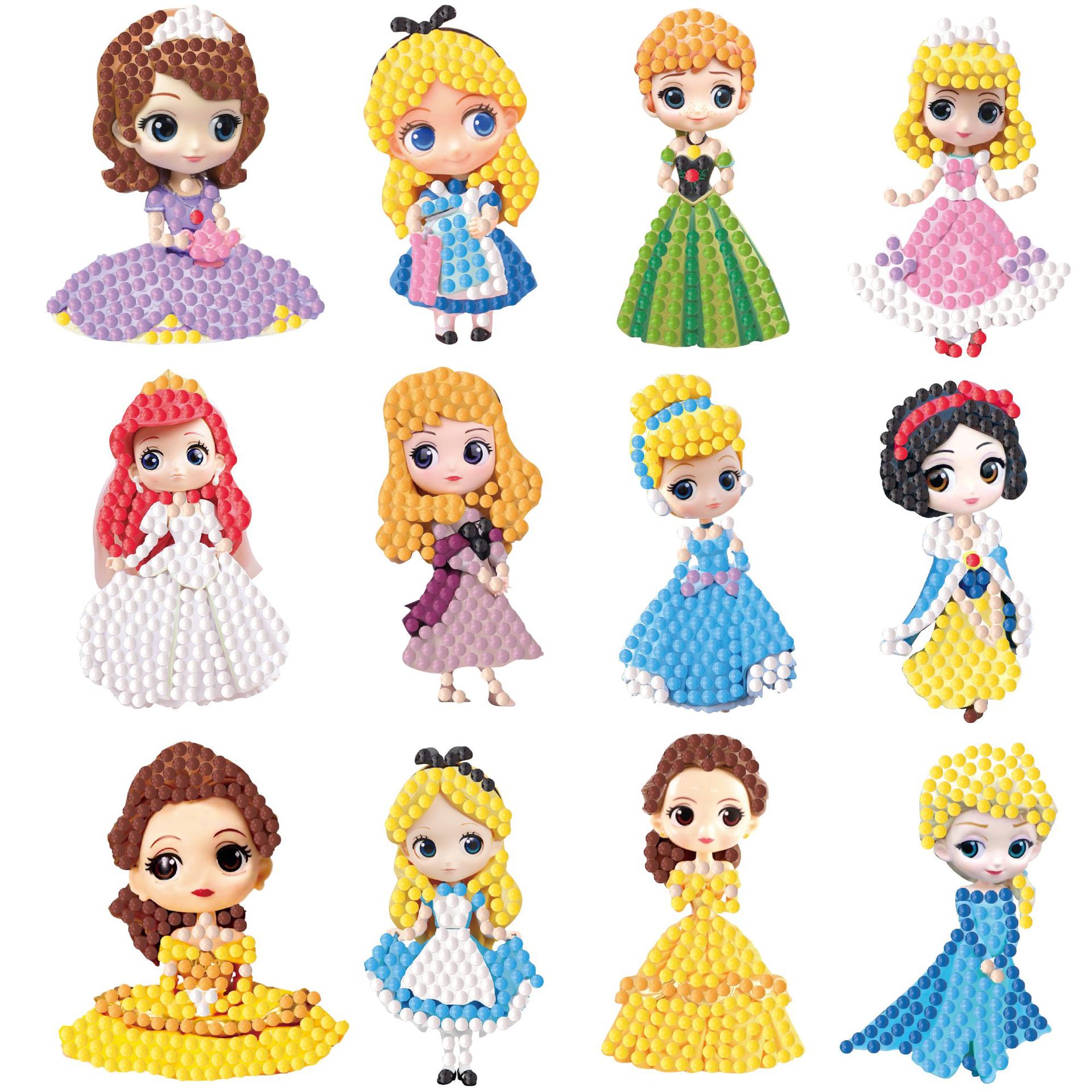 สติกเกอร์เพชร 5 มิติ ลายการ์ตู - Kingdom Kids Education บทวิจารณ์และราคา