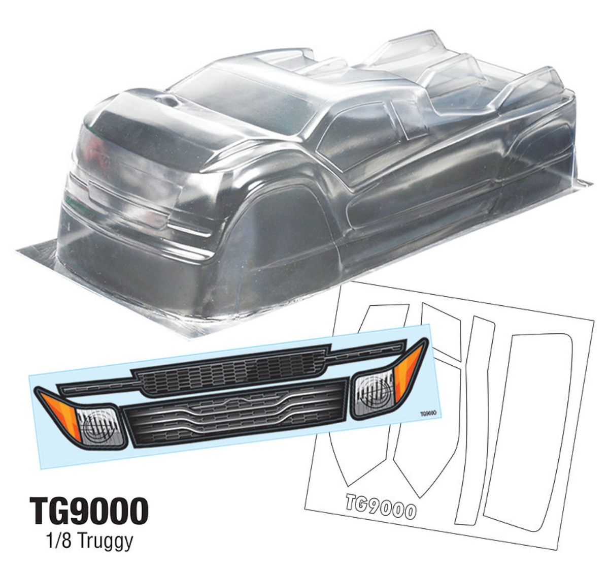 TG9000 1/8 ตัวถังรถทรั๊กกี้ ใช - Tamiya Model Paint Set บทวิจารณ์และราคา