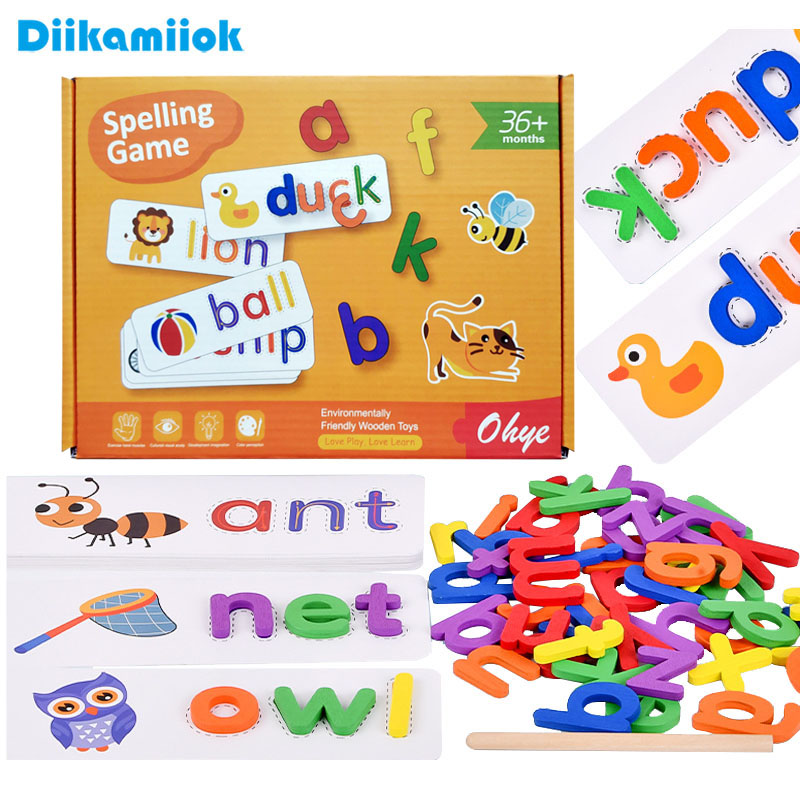 52 ชิ้นตัวอักษรภาษาอังกฤษสะกดค - Kids Educational Games Learn English บทวิจารณ์และราคา