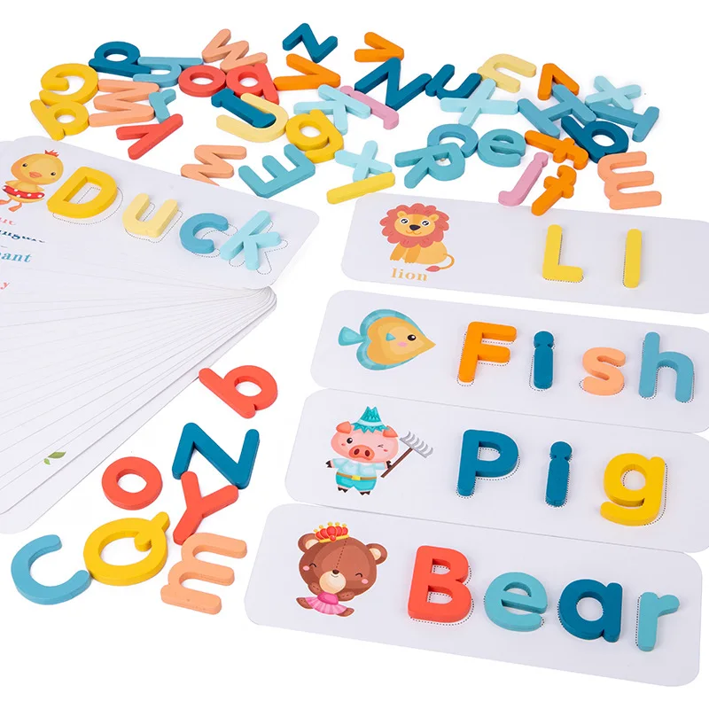 ของเล่นไม้มอนเตสซอรี่สำหรับเด็ - Kids Educational Games Learn English บทวิจารณ์และราคา