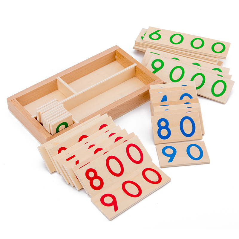 ไม้ตัวเลขการ์ด 1-9000 Montesso - Multiplication Table Mat บทวิจารณ์และราคา