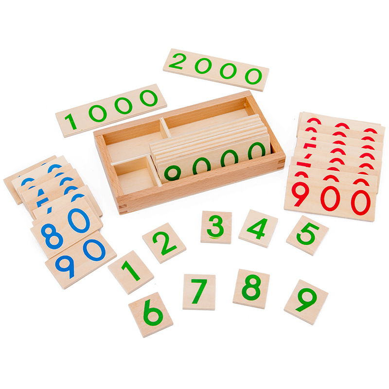 ไม้ตัวเลขการ์ด 1-9000 Montesso - Multiplication Table Mat บทวิจารณ์และราคา