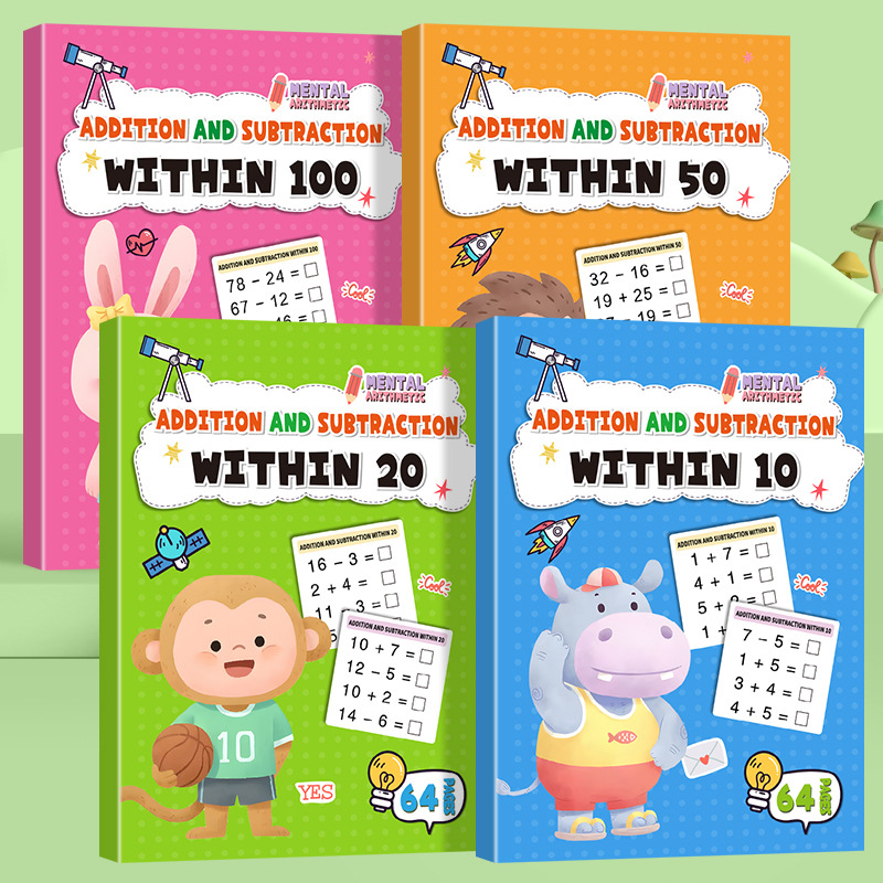 แบบฝึกหัดคณิตศาสตร์ 64 หน้า ฝึ - Kids Education Calculator บทวิจารณ์และราคา