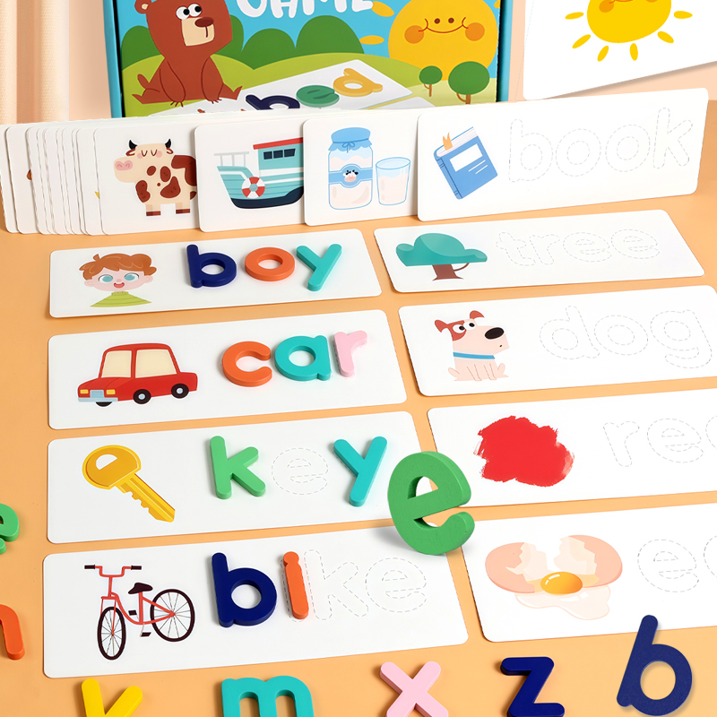 ตัวต่อไม้ Montessori รูปตัวอัก - Kids Educational Games Learn English บทวิจารณ์และราคา