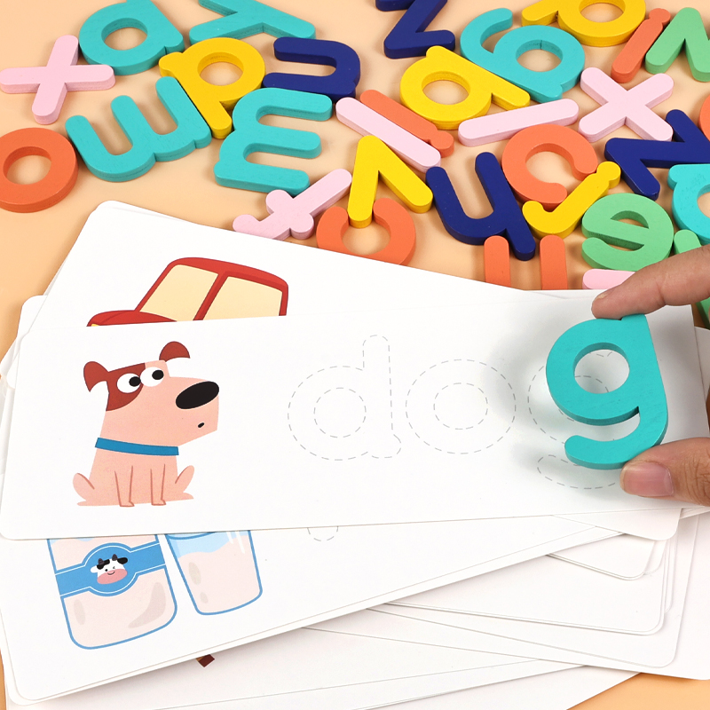 ตัวต่อไม้ Montessori รูปตัวอัก - Kids Educational Games Learn English บทวิจารณ์และราคา