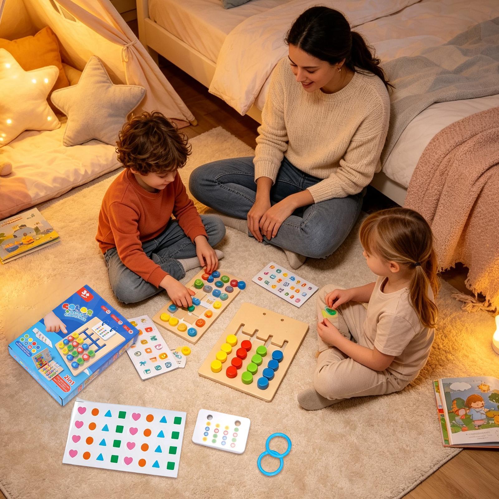 เกมสะกดคำ 2-in-1 ของเล่นไม้เสร - Kids Educational Game 2 บทวิจารณ์และราคา