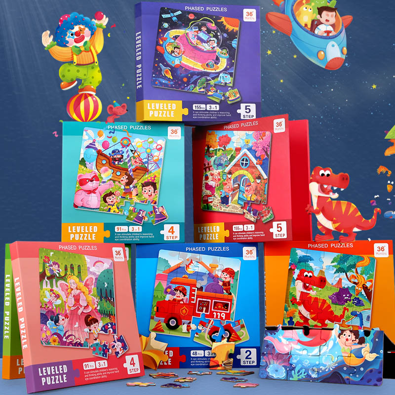 ตัวต่อแม่เหล็กไม้ลายการ์ตูน หน - Kids Education Books บทวิจารณ์และราคา