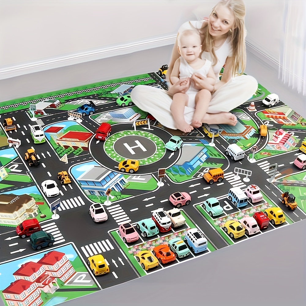 1 pc, City Traffic Play Mat, แ - Kids Education Tools บทวิจารณ์และราคา