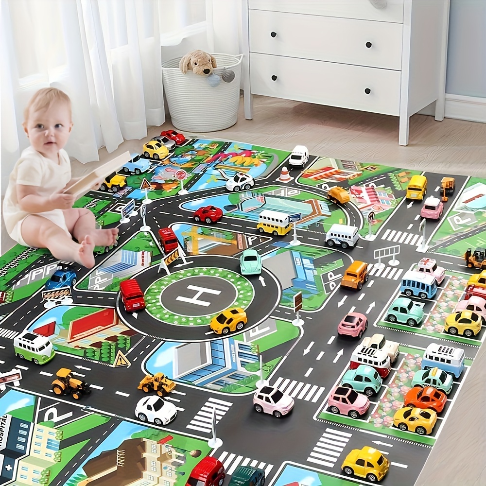 1 pc, City Traffic Play Mat, แ - Kids Education Tools บทวิจารณ์และราคา