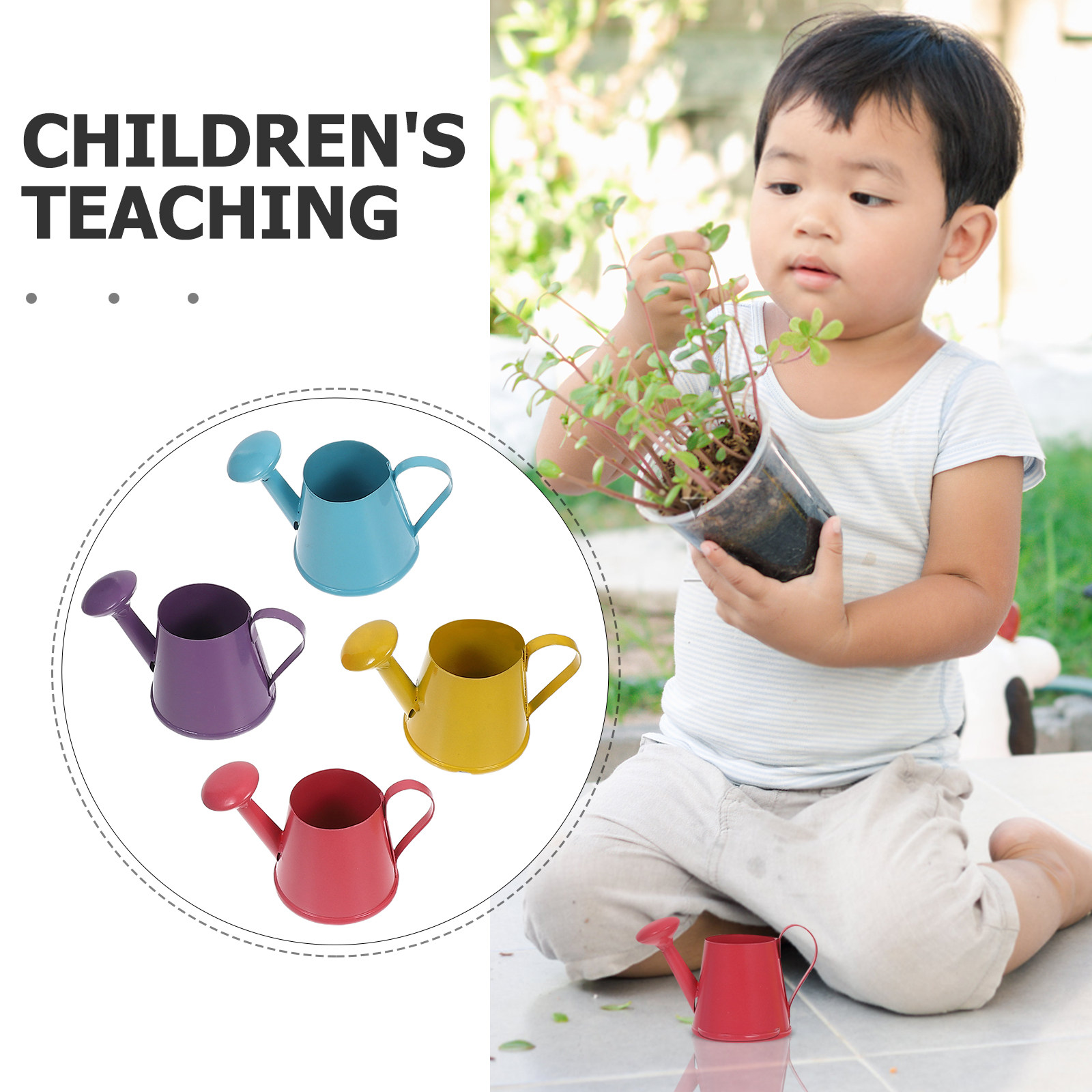 ชุดบัวรดน้ำโลหะขนาดเล็ก 4 ชิ้น - Kids Education Tools บทวิจารณ์และราคา